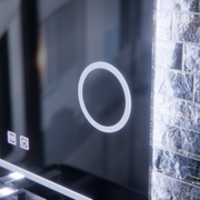 LED огледало E30S/65X45, функция за докосване и премахване на запотяването, козметична светлина, 65x45cm, студена светлина 6000K