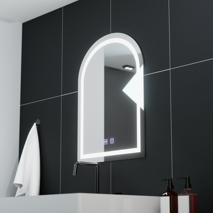 Arcata 60x80cm LED огледало, Arco Touch, система за размразяване, подразбиращ се