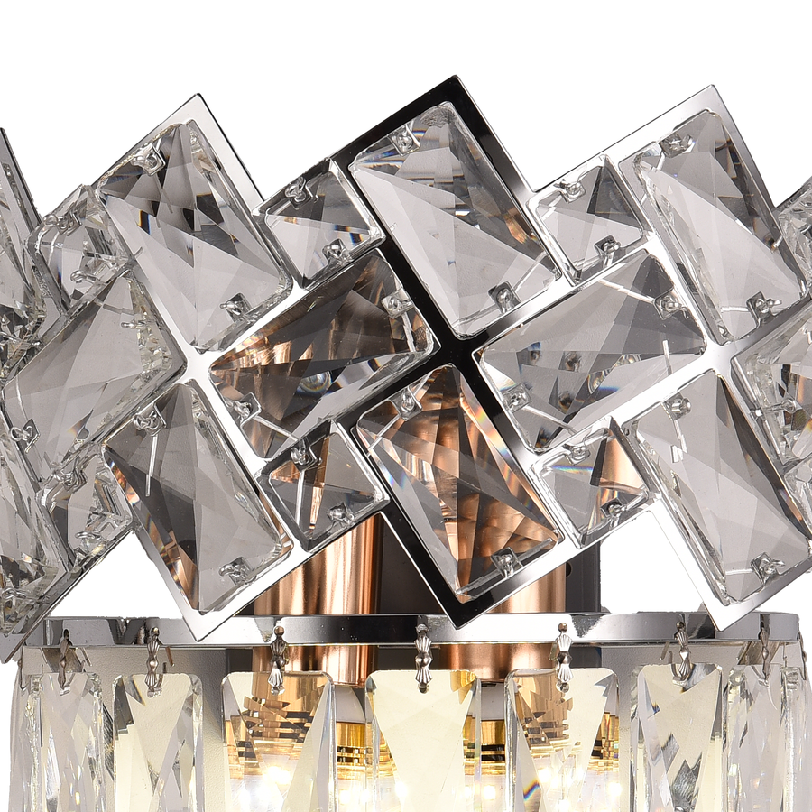 Нанесете Cristal Windsor, 2x E14, лъскав хром