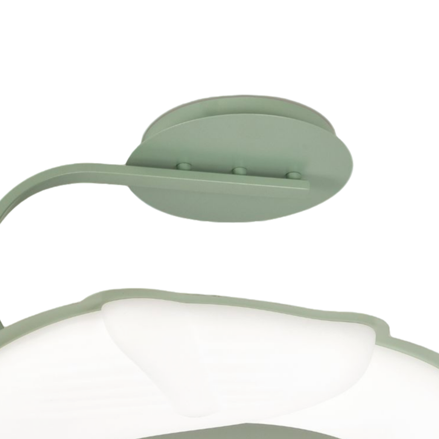 LED полилей 8058GN, 60W, зелен акрил, светлина 3000K/4000K/6000K