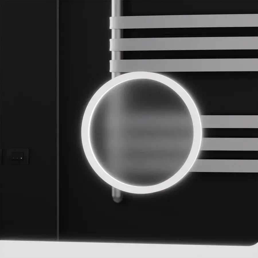 Огледален светодиоден правоъгълен 120x80cm Souverain Motionglow Marcello Dismantic Clock System & Dimable Cosmetic Terometer