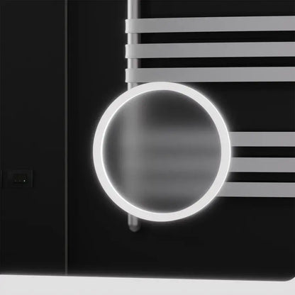 Огледален светодиоден правоъгълен 120x80cm Souverain Motionglow Marcello Dismantic Clock System & Dimable Cosmetic Terometer