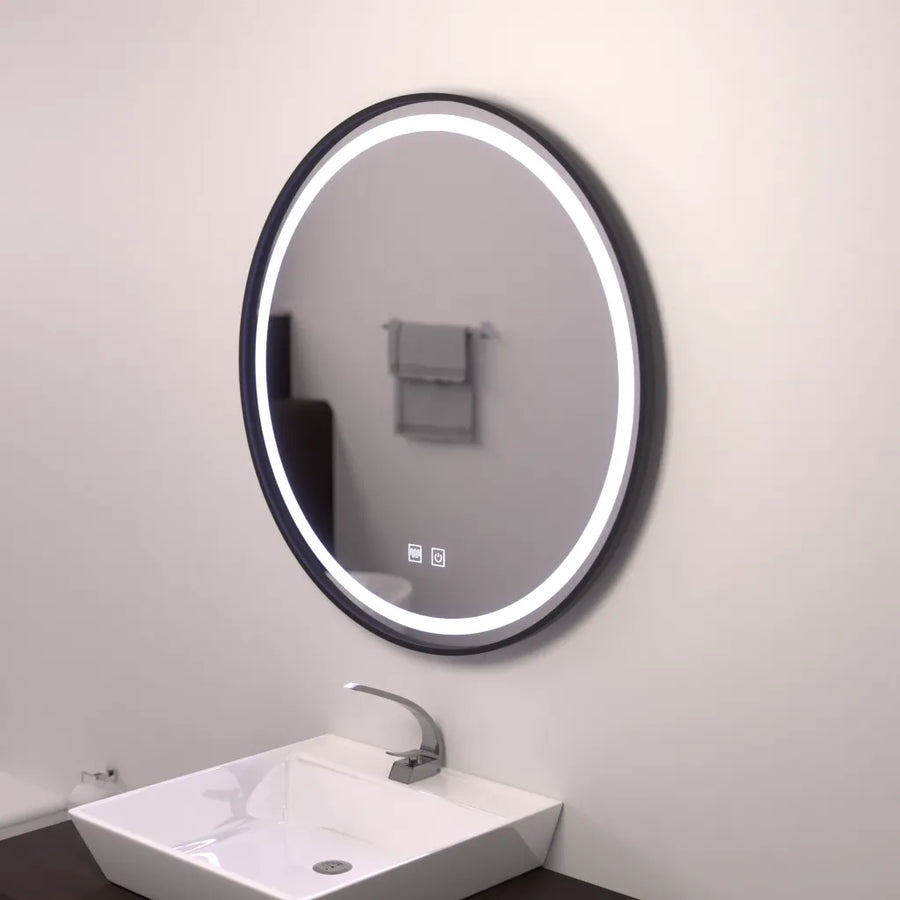 60см кръгло LED огледало, Lucea Touch, система за размразяване на размразяване,