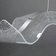 LED полилей с дистанционно управление, окачен AMI 63W, линеен, студена/топла/неутрална светлина, бял, регулируема височина