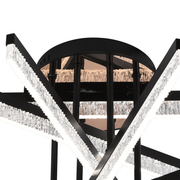 LED полилей с дистанционно управление LT179/5BK, 67W, 5 елемента, студена/топла/неутрална светлина, димируем, черен