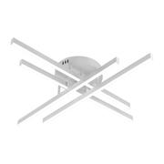 LED полилей с дистанционно управление GIO, 54 W, 4 елемента, студена/хладна/неутрална светлина, димируем, бял