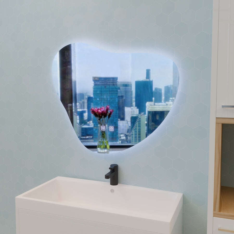 Огледално LED Touch Touch Avonita Disbrulation System 87x70cm