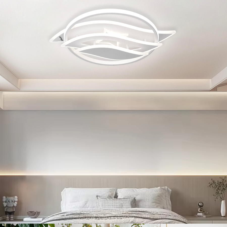 Lulus LED RGB с дистанционно управление Jarria Dimable, Acril, RGB, бяло