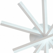 LED полилей с дистанционно управление ZOE, 67W, Студена/Топла/Неутрална светлина, Димируем, Бял