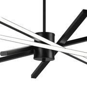 LED полилей с дистанционно управление LT176/5BK, 69W, 5 елемента, студена/топла/неутрална светлина, димируем, черен, регулируем по височина