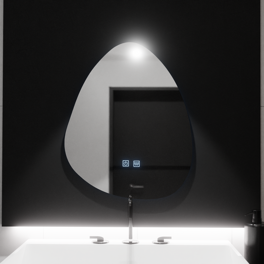 Органично LED огледало 80x60cm - Fluido Touch Deframe Dimable System