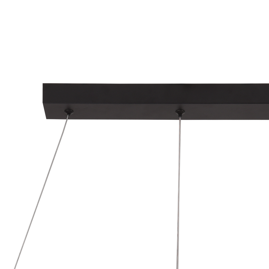 Окачен акрилен LED полилей LT761/3GD, светлина 3000/4000/6000K, бял, регулируема височина