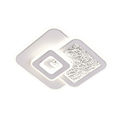 LED LED Kompacic 36W, 3 квадрата, студ/гореща/неутрална светлина, бяло