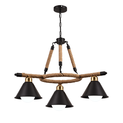 Lustrage Lust, 2*E27, кафяв, метален и канап