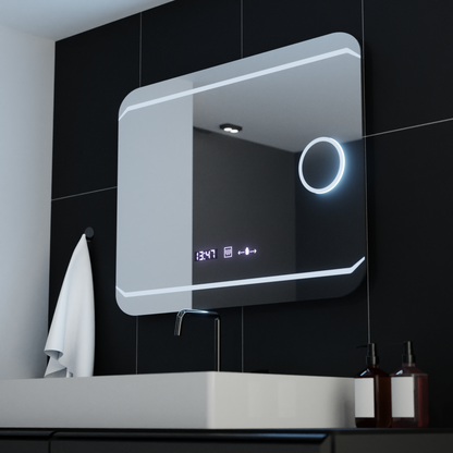 Правоъгълно светодиодно огледало, 80x60см, Motionglow Marcello Stile