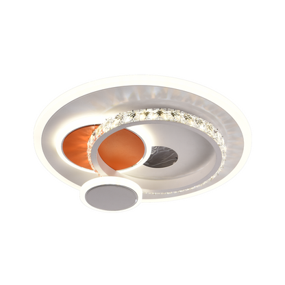 Heliox Crystal LED полилей, 45W, 4 кръга, студена/гореща/неутрална светлина, бяла
