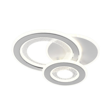 LED LED квадрат 36W, 3 кръга, студена/гореща/неутрална светлина, бяла