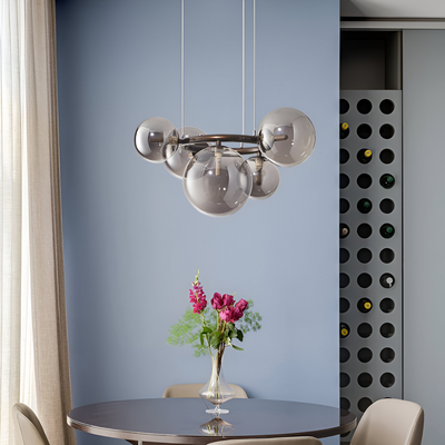 Кръгла лампа, Venere Zodiaco, 1 5xg9 кръг, метал, черен, регулируема височина