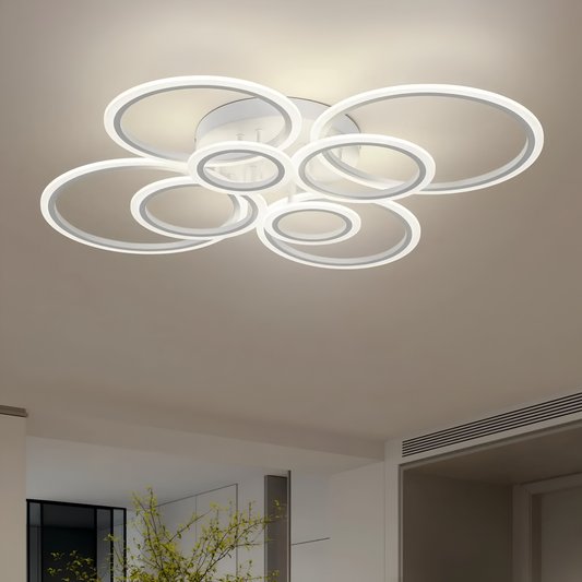 LULUS LED 130W WHITE BETTY - 8 кръга, подразбиращ се, студена/гореща/неутрална светлина