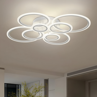 LULUS LED 130W WHITE BETTY - 8 кръга, подразбиращ се, студена/гореща/неутрална светлина