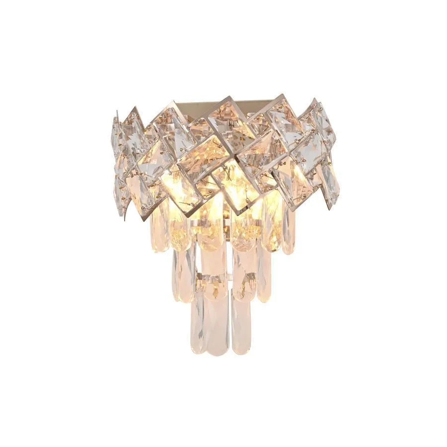 Нанесете Crystal Alara 2x E27 злато