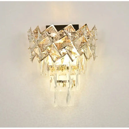 Нанесете Crystal Alara 2x E27 злато