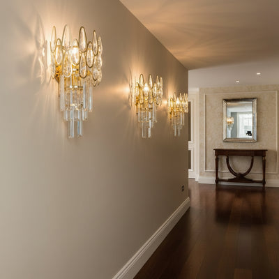 Лампа Cristal Jeannette 2x E14, 35x15x12, злато