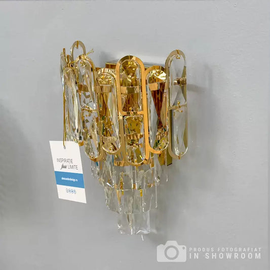 Нанесете Cristal Katherine 2x E14 Gold