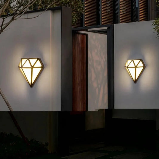 Нанесете външен LED Alexa 18W черно и бяло