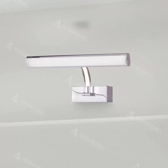 LED осветление за баня Georgi, 24W, сребристо осветление за баня Заглавие по подразбиране Alessandro Design
