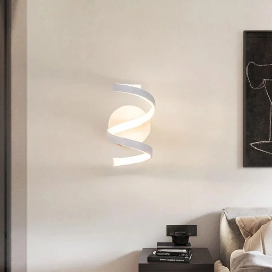 Нанесете LED Ceren 24W, силикон и метал, бяло