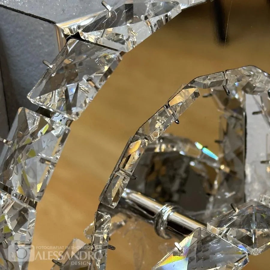 LED LULUS с Jefferson 32W Crystal, 2 кръга, студена/гореща/неутрална светлина, лъскав хром