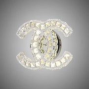 Нанесете LED кристал Yanira 28W, сребро