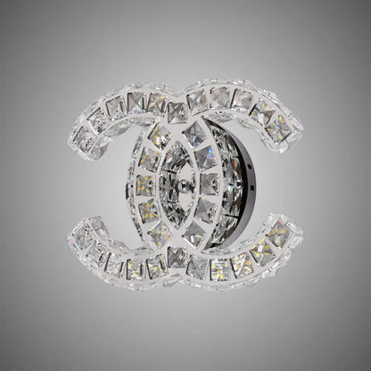 Нанесете LED кристал Yanira 28W, сребро