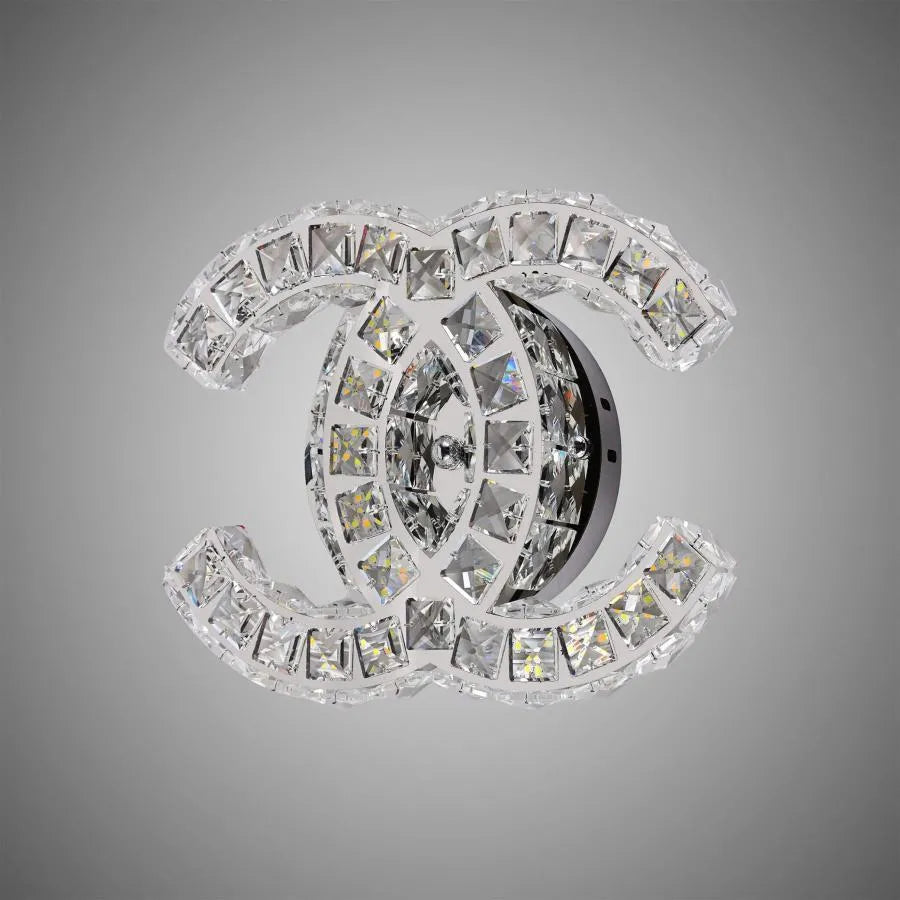 Нанесете LED кристал Yanira 28W, сребро