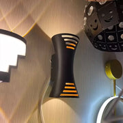Нанесете LED екстериор Brycen 10W черно злато