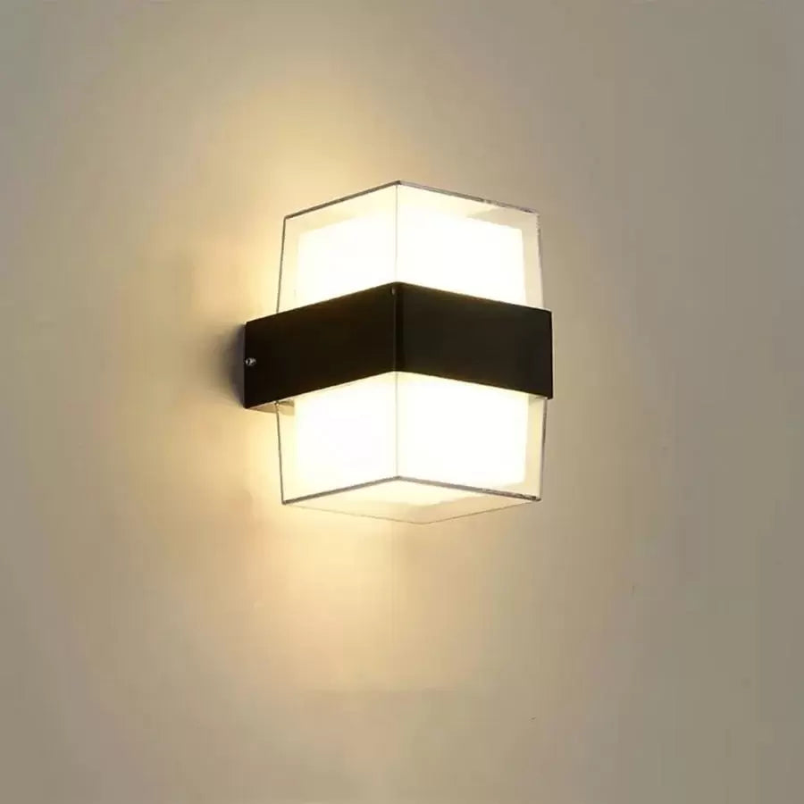 Нанесете екстериор LED Kennedy 12W черно и бяло