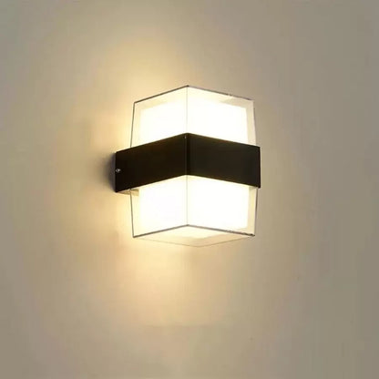 Нанесете екстериор LED Kennedy 12W черно и бяло