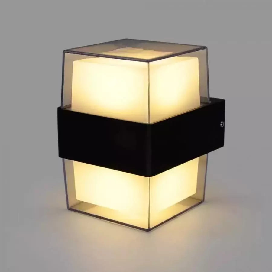 Нанесете екстериор LED Kennedy 12W черно и бяло
