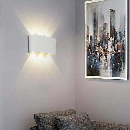 Fantasis Прилагайте външен и интериорен светодиод, 6 източника x 1W, IP65, Metallic, White, 3000K