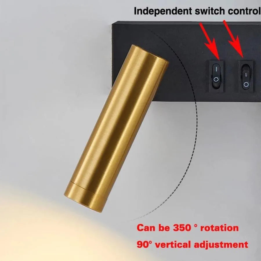 Нанесете LED слава 9W златно злато