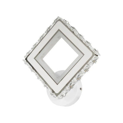 Нанесете Terrano LED с кристали, квадрат, 24W, студена/гореща/неутрална светлина, бяла и неръждаема