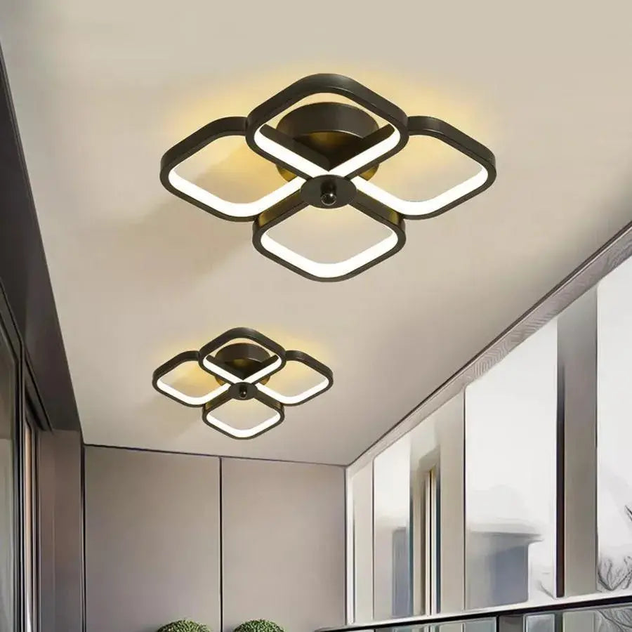LED LED VERTEX TESSER, 36W, студена/гореща/неутрална светлина, черна