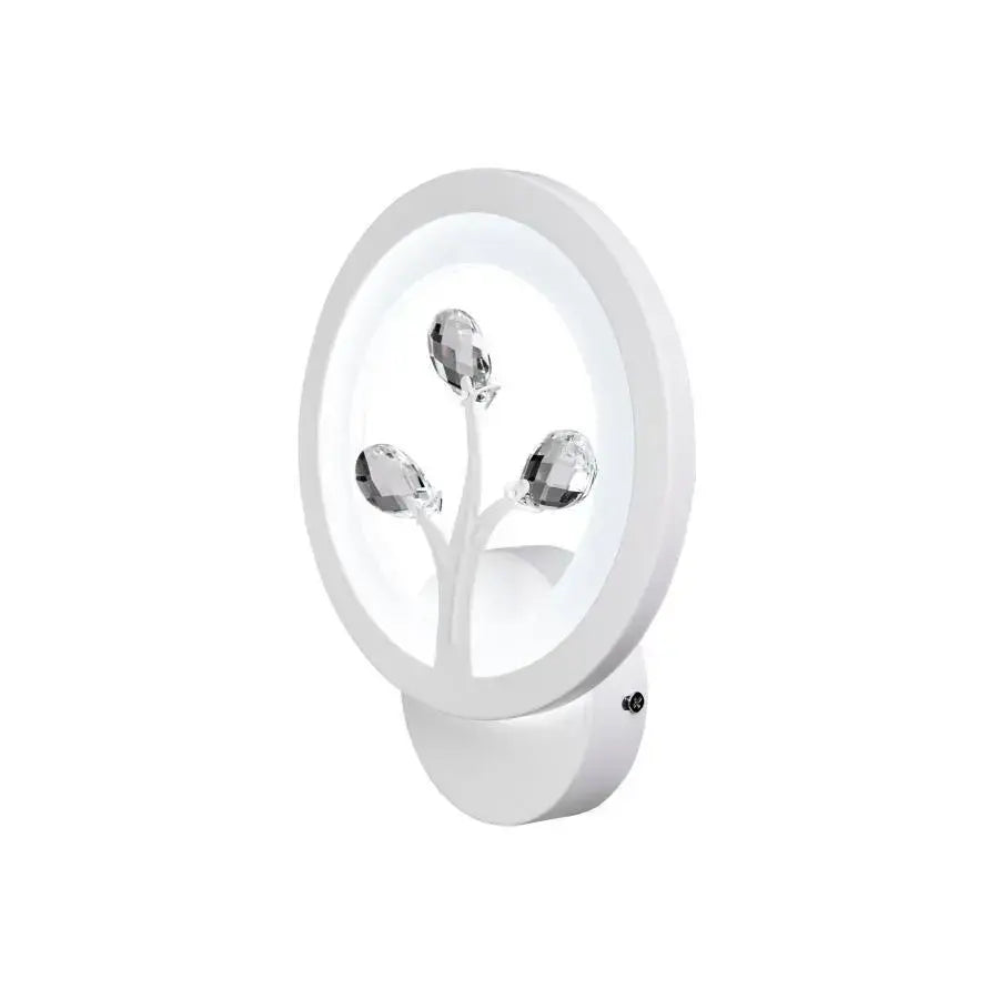 Нанесете LED DAISY, 13W, студена/гореща/неутрална светлина, бяла с кристал