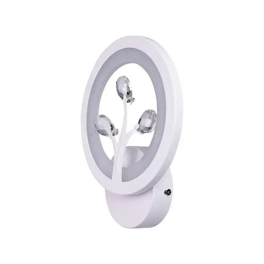 Нанесете LED DAISY, 13W, студена/гореща/неутрална светлина, бяла с кристал