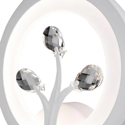 Нанесете LED DAISY, 13W, студена/гореща/неутрална светлина, бяла с кристал