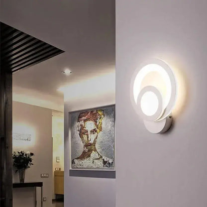 Нанесете Urban LED 19W Кръгъл лек/топъл/неутра акрил и бял метал