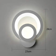Нанесете Urban LED 19W Кръгъл лек/топъл/неутра акрил и бял метал