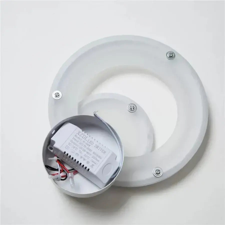 Нанесете Urban LED 19W Кръгъл лек/топъл/неутра акрил и бял метал