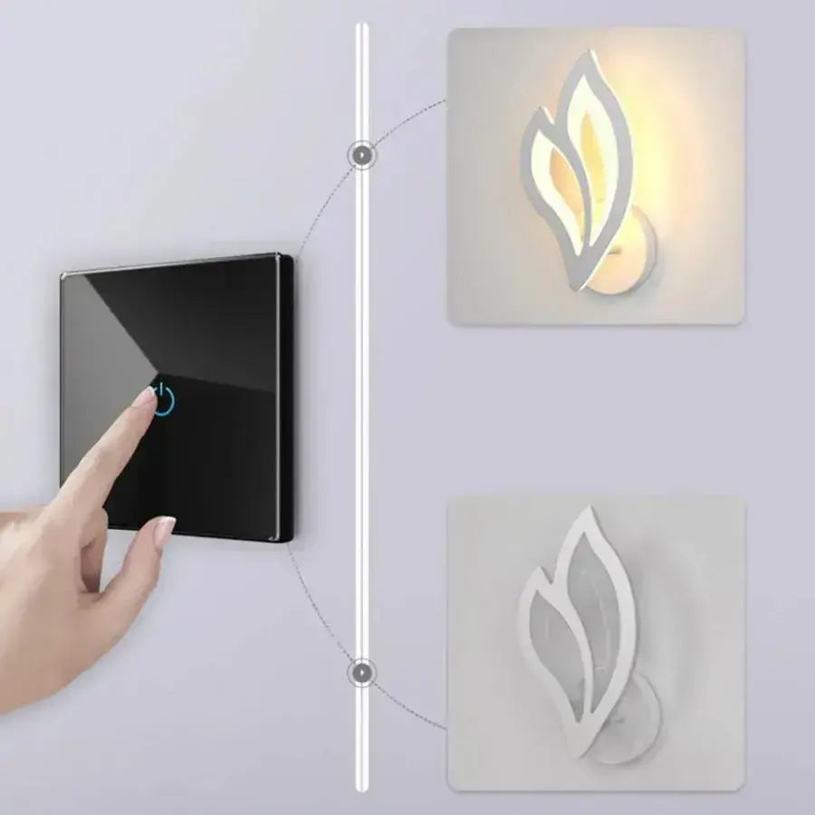 Нанесете LED Lily 15W Petala Light Cold/Warm/Neutral Acrylic and White Metal